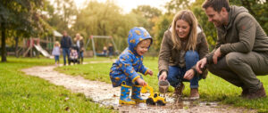 toddler boys matching raincoat and boot sets
