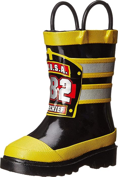 toddler boy matching raincoat and boots