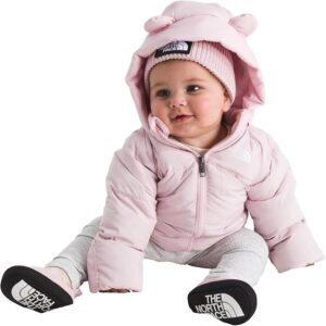 The North Face Baby North Down fleece-lined winter jacket with hood and bear ears for babies and toddlers