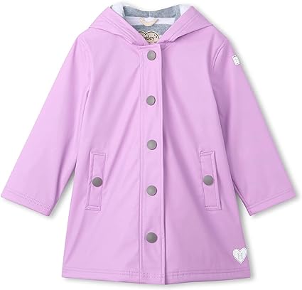 toddler girl matching rain coat and boots