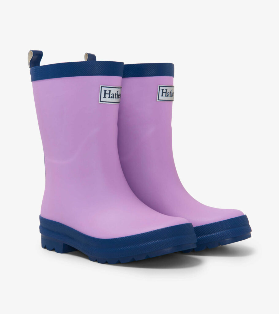 toddler girl matching rain coat and boots