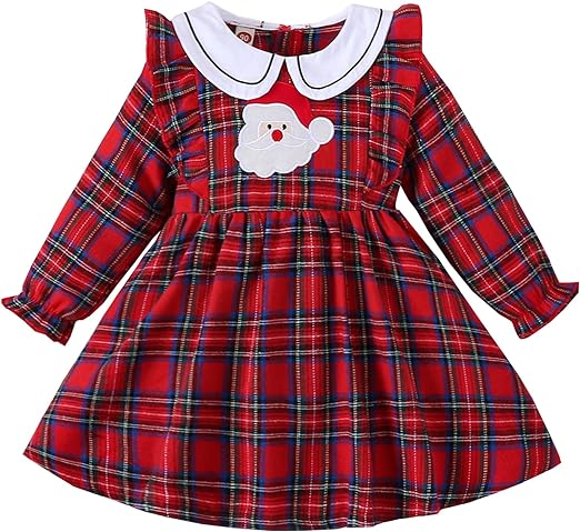 Red Plaid Christmas Dress