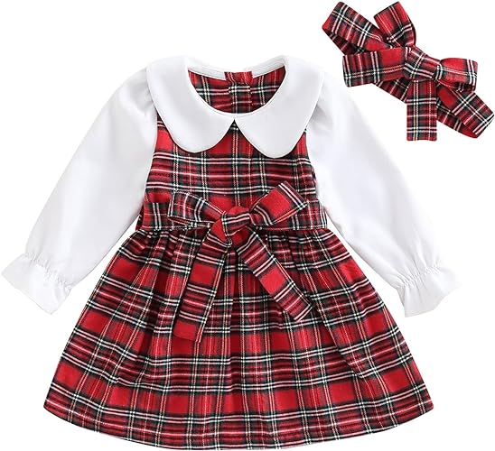 Red Plaid Christmas Dress