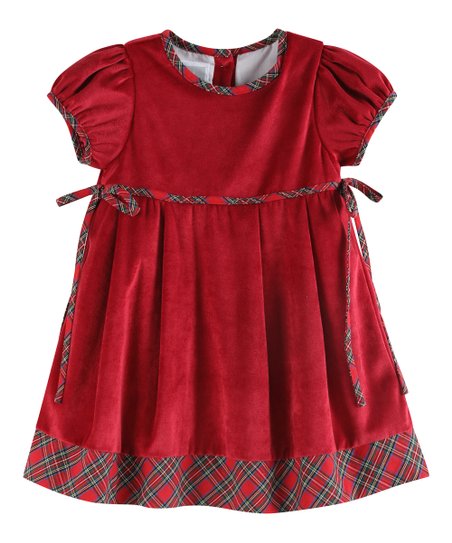 Red Plaid Christmas Dress