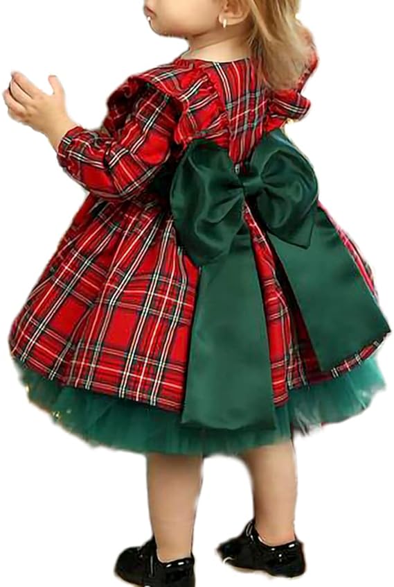 Red Plaid Christmas Dress