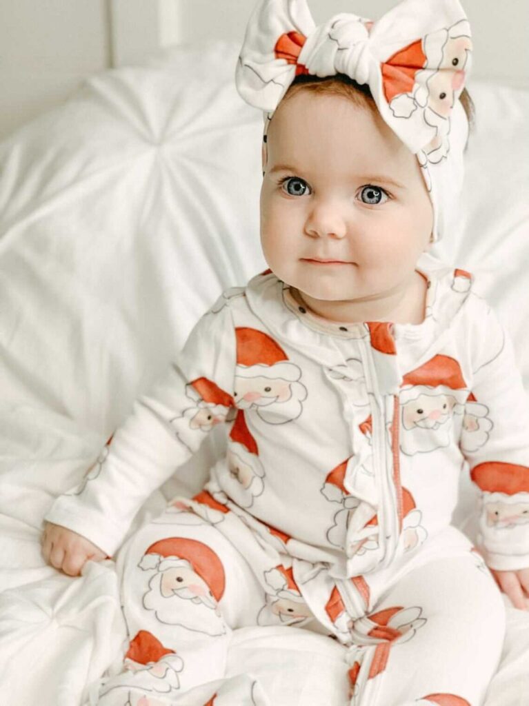 baby girl first christmas outfit