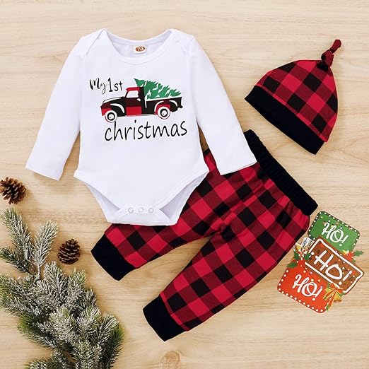 My First Christmas Outfits For A Baby Boy