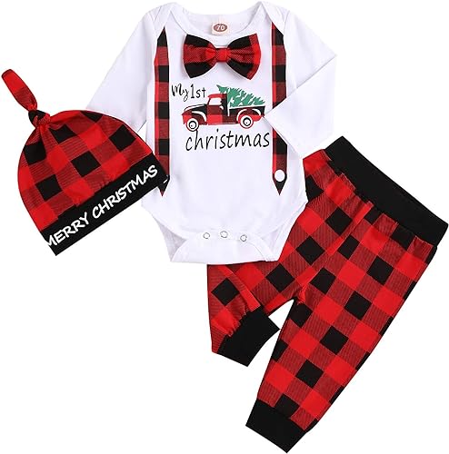 My First Christmas Outfits For A Baby Boy