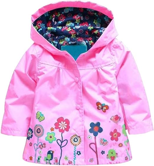 Cute Toddler Girl Rain Jackets
