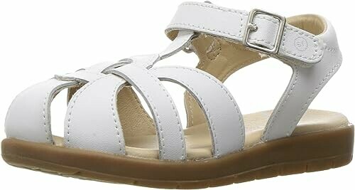 Summer White Sandals For Toddlers
