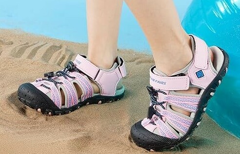 closed toe sandals for toddler girls