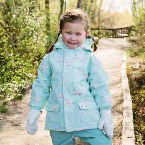 Fleece Lined Rain Jacket Toddler Girl