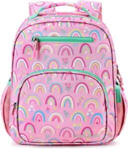 Mibasies girls backpack with insulated pocket and spacious storage for school