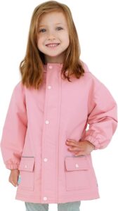fleece lined rain jacket toddler girl