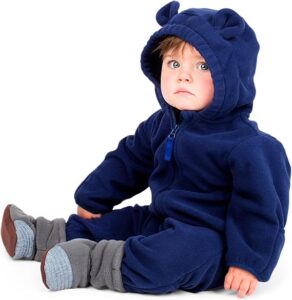 Baby Boy Fleece One Piece Rompers