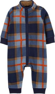 Baby Boy Fleece One Piece Rompers