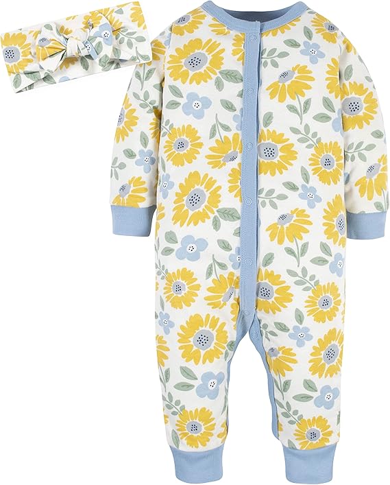 Baby Girl One Piece Rompers With Long Sleeves