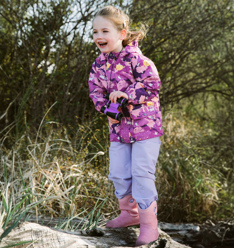 Fleece Lined Rain Jacket For Your Toddler Girl