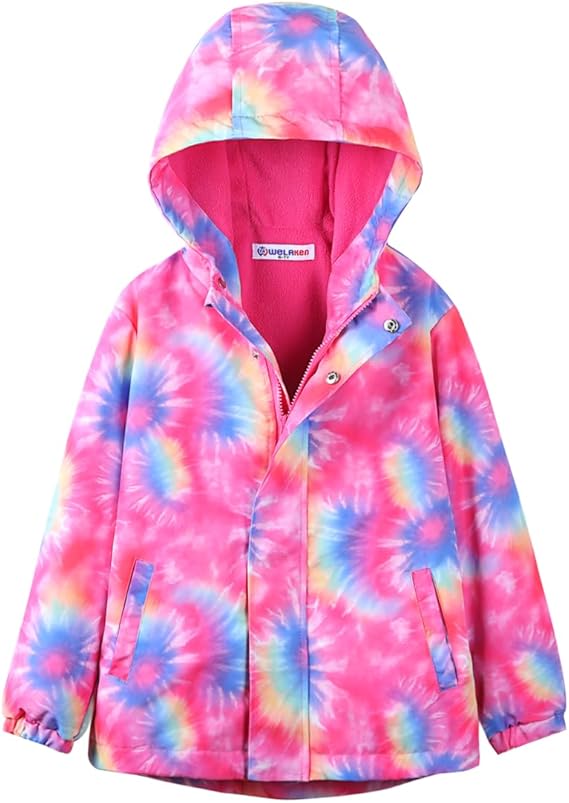 Fleece Lined Rain Jackets For Girls