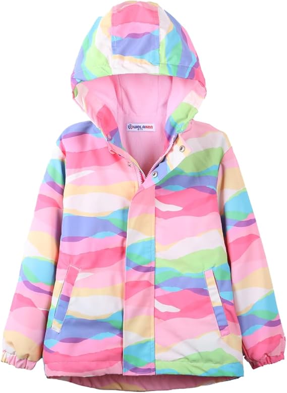 Fleece Lined Rain Jackets For Girls