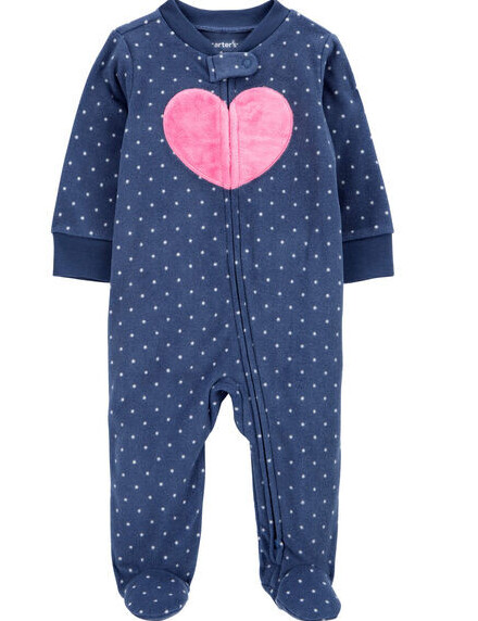 baby girl fleece pajamas