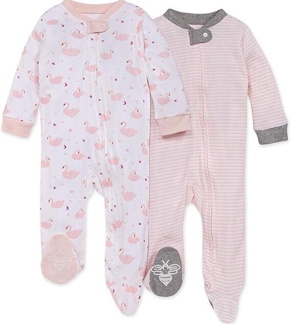 baby girl organic cotton pajamas