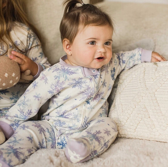 baby girl organic cotton pajamas