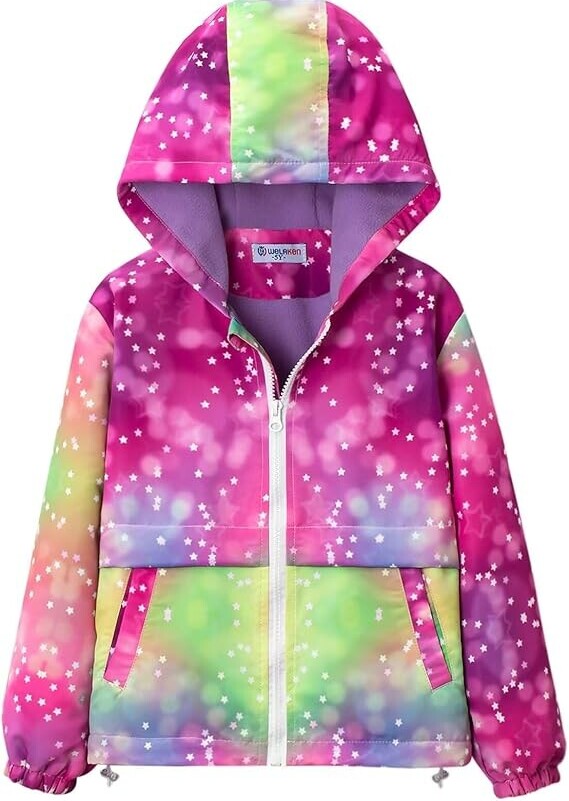 Fleece Lined Rain Jackets For Girls