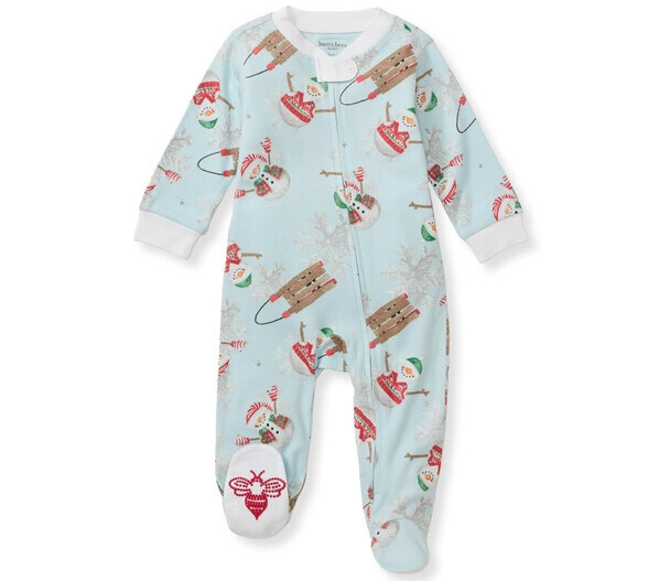baby girl Christmas pajamas