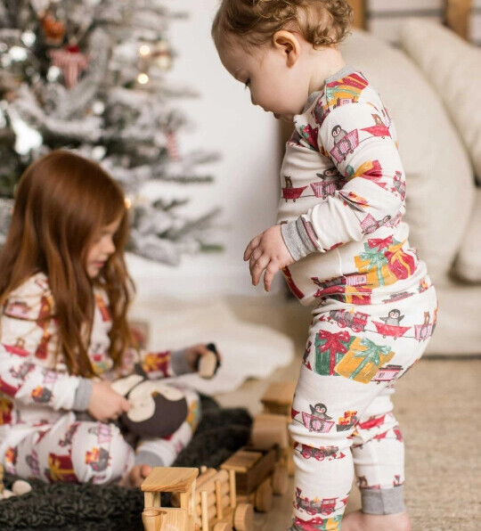 baby girl Christmas pajamas