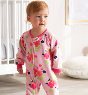 toddler girl fleece pajamas