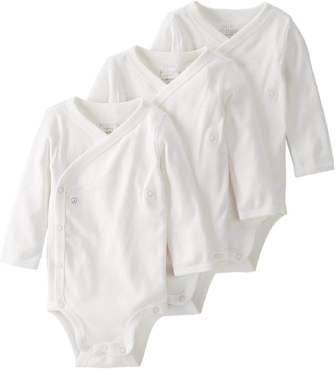 Organic Baby Girl Long Sleeve Onesies
