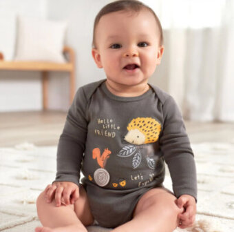 long sleeve onesies for baby boys