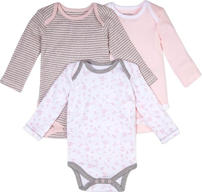 Organic Baby Girl Long Sleeve Onesies