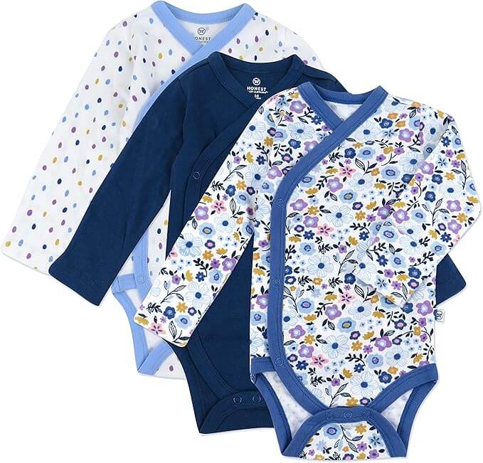 organic baby girl long sleeve onesies