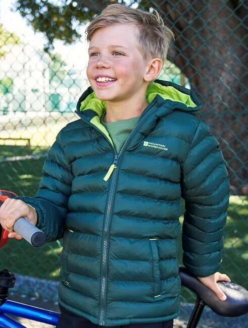synthetic filled boys puffer jacket