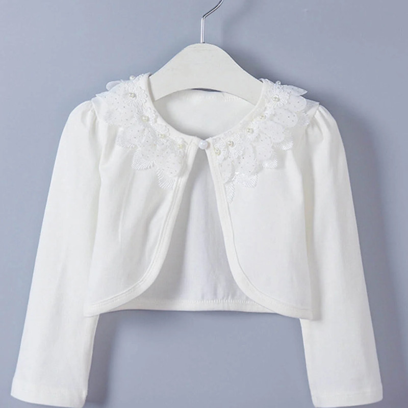 toddler girls white cardigan sweater