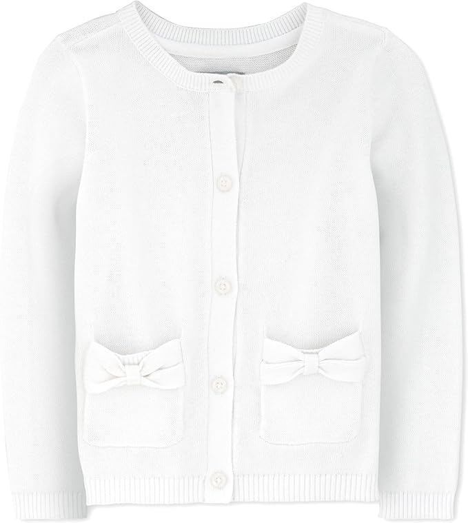 toddler girls white cardigan sweater