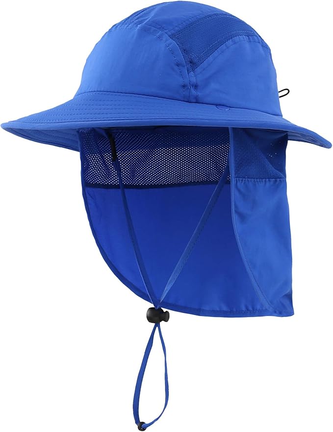 Kids Sun Hats With Neck Protection