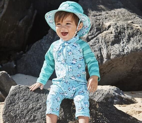 sun protective clothing in toddlers