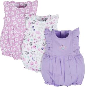 baby girl floral rompers
