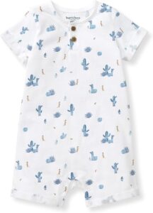 organic cotton baby rompers
