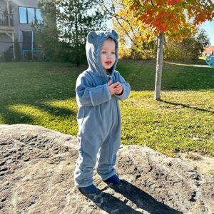 baby fleece bunting suit