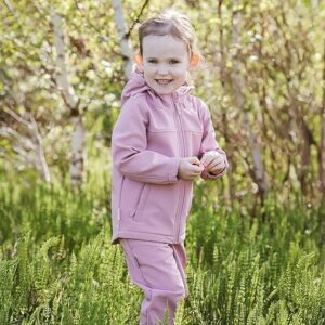 Jan & Jul Kids Water-Resistant Softshell Jacket Dusty Rose - best waterproof rain suits for kids Jan & Jul Kids Water-Resistant Softshell Jacket Dusty Rose - best waterproof rain suits for kids