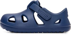 Ten Little Splash Sandals in Nautical blue with lightweight water-friendly design, closed toe protection, and flexible non-slip soles Ten Little Splash Sandals in Nautical blue with lightweight water-friendly design, closed toe protection, and flexible non-slip soles