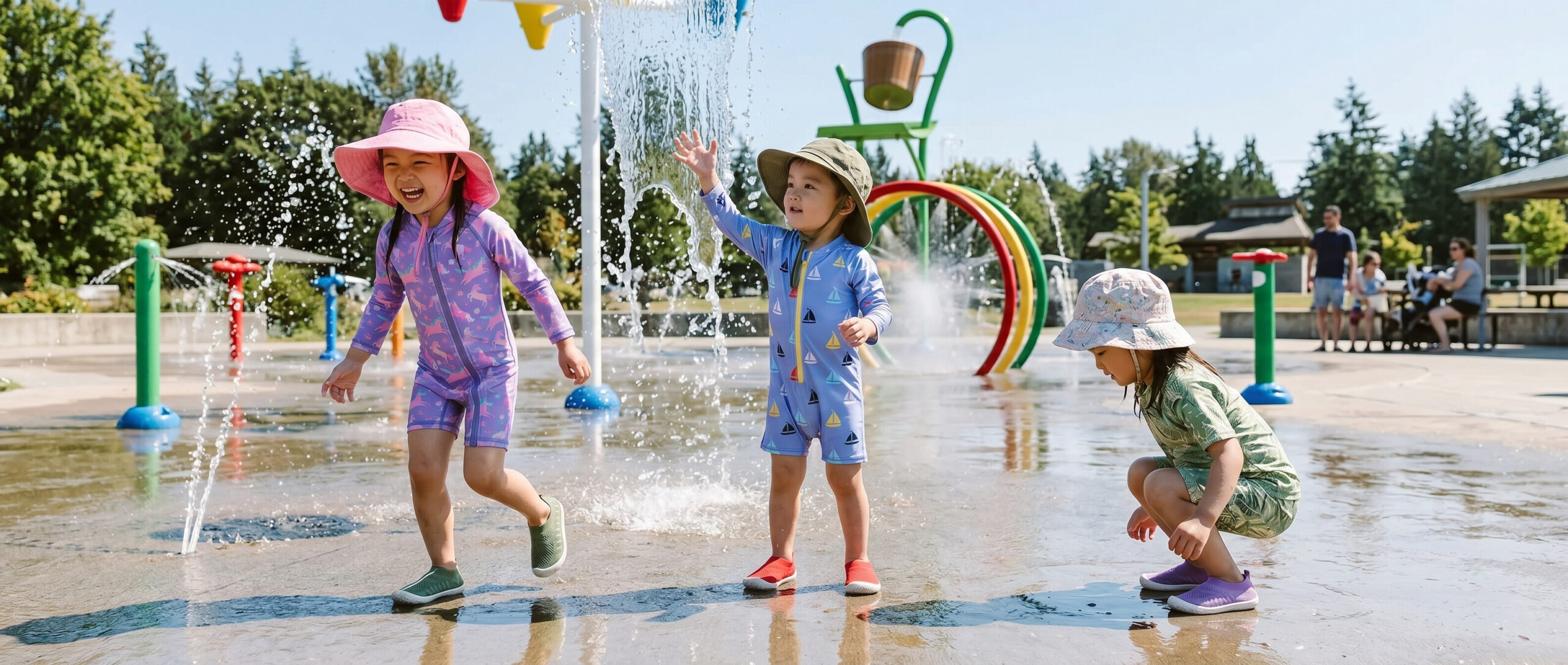 what should kids wear to a splash pad