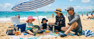 how to pack kids beach essentials