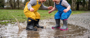 Neoprene vs rain boots for toddlers