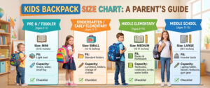 Kids Backpack Size Chart